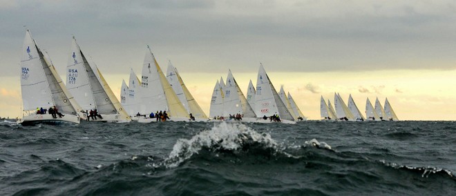J/80 Worlds start of 5th race Wednesday later afternoon- 1600 hours! - J/80 Worlds 2010 © Allen Clark http://www.photoboat.com